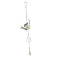 thumbnail image 3 of Regadera, carillón de viento de hierro/campana de viento, carillón de viento de Metal Vintage, adorno colgante para balcón/hogar/porche/decoración al Blanco shamjiam Campanilla de viento, 3 of 8
