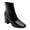 Black Croco, variant on Jane and the Shoe Women's Iris Mid Block Heel Bootie