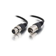 C2G 40062 Pro-Audio XLR Male to XLR Female Cable, Black (50 Feet, 15.24 Meters)