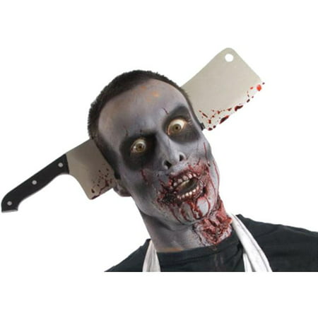 Zombie Cleaver Through Head Costume