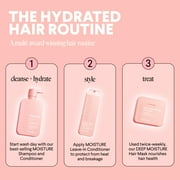 MONDAY Haircare Moisture Shampoo, Hydration Boost Dry Hair, Hyaluronic Acid Shea Butter 11.98 Fl Oz