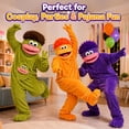 thumbnail image 2 of Funny Big Mouth Monster Onesie Silly Monster Onesie with Comb Plush Pajamas Home Loungewear (No Shoes Included), 2 of 13