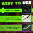 thumbnail image 4 of Pintura Angelus Verde Neón Fluorescente 30ml No Tóxica Brillante, 4 of 6