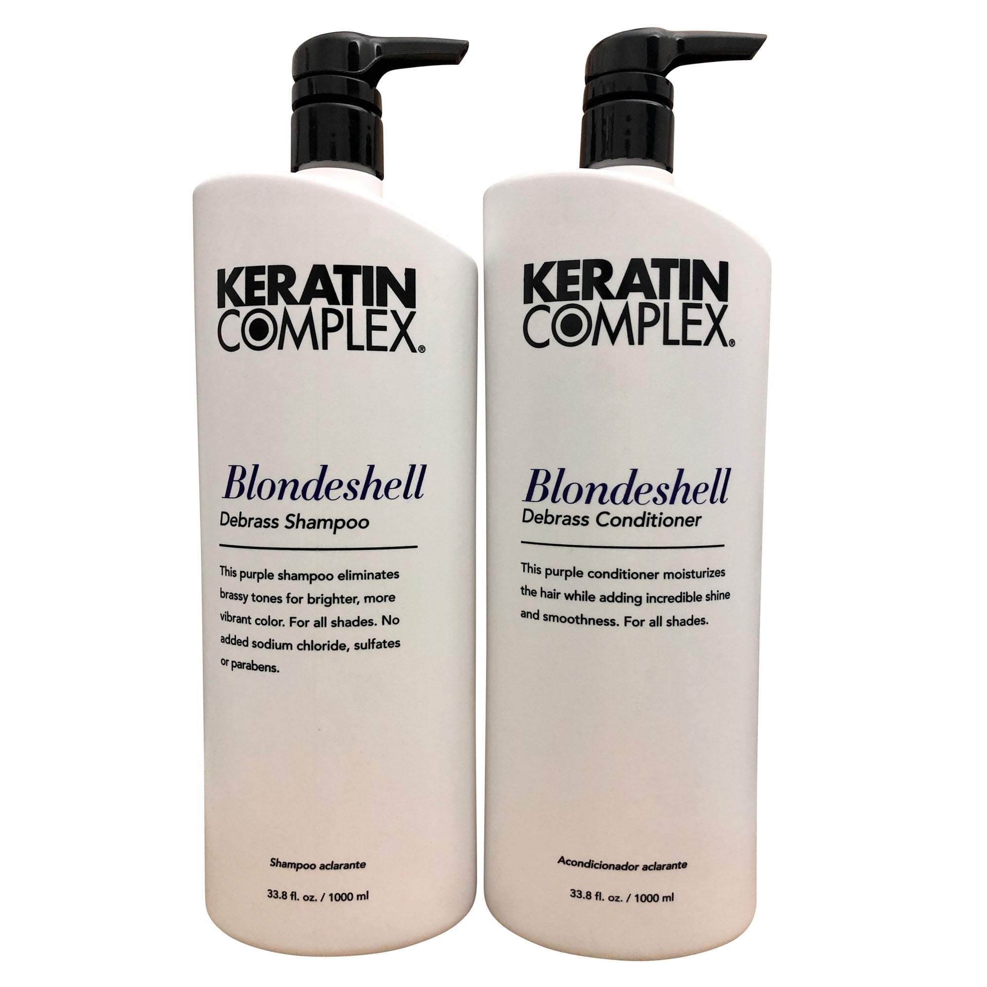 Keratin Complex Blondeshell Debrass Shampoo & Conditioner 33.8 oz Duo