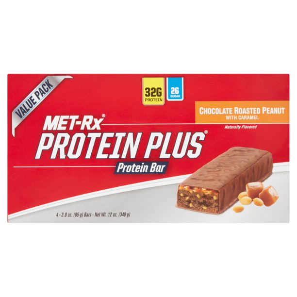 MetRx Bar, 32 Grams of Protein, Chocolate Roasted Peanut with Caramel