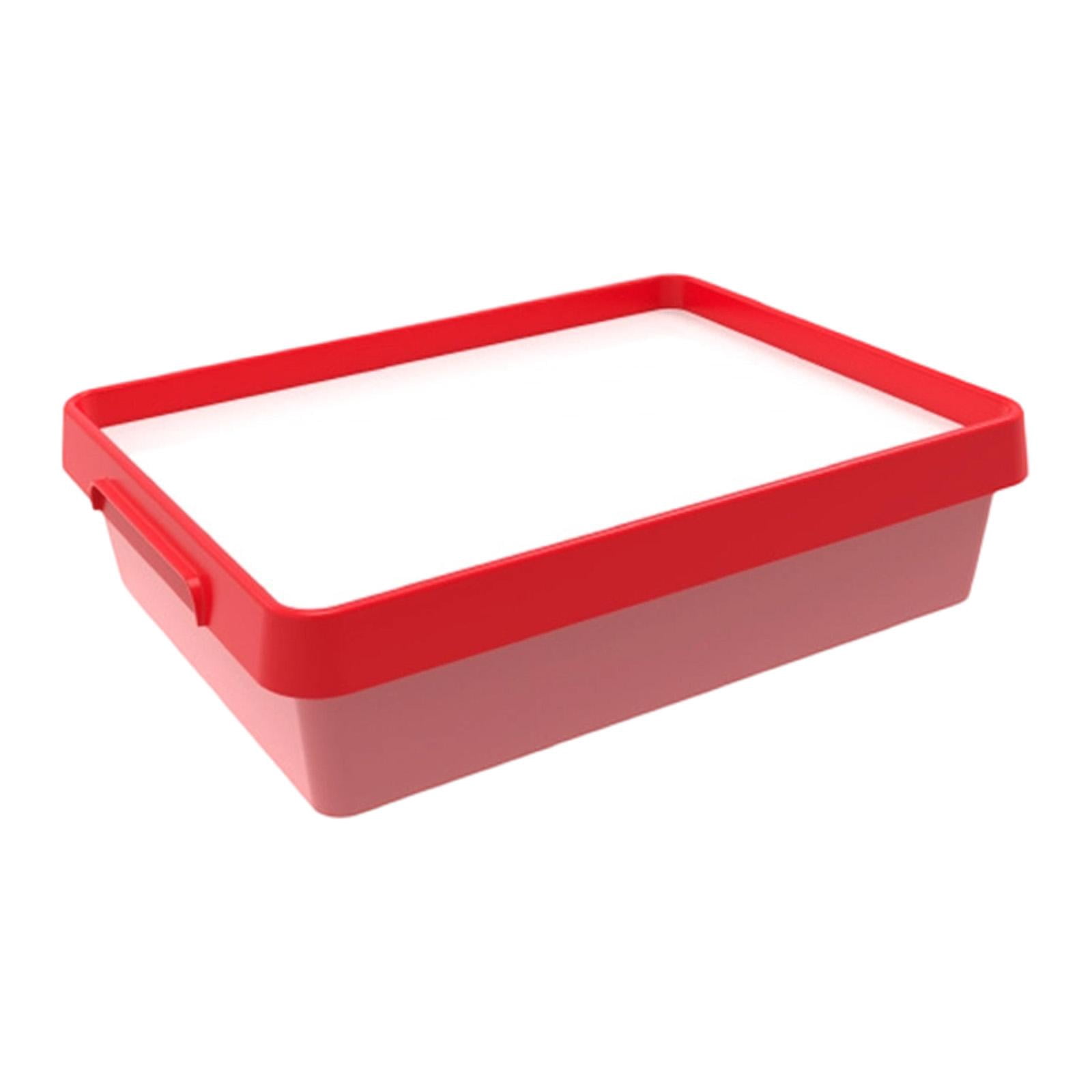 Dualoai Sand Painting Light Box Boys Girls Color Shape Cognition Sensory Light Table Red