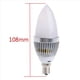 thumbnail image 4 of 2X Bombilla Smart E14 RGB LED de Color de 3W con Cambio de Color de 24 Velas BotóN de Control Remoto Pantalla Lechosa, 4 of 6