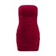 thumbnail image 5 of Vestido sexy de malla con hombros descubiertos - Tubo corsé ajustado - Vestidos fruncidos para fiestas/salidas nocturnas, 5 of 5