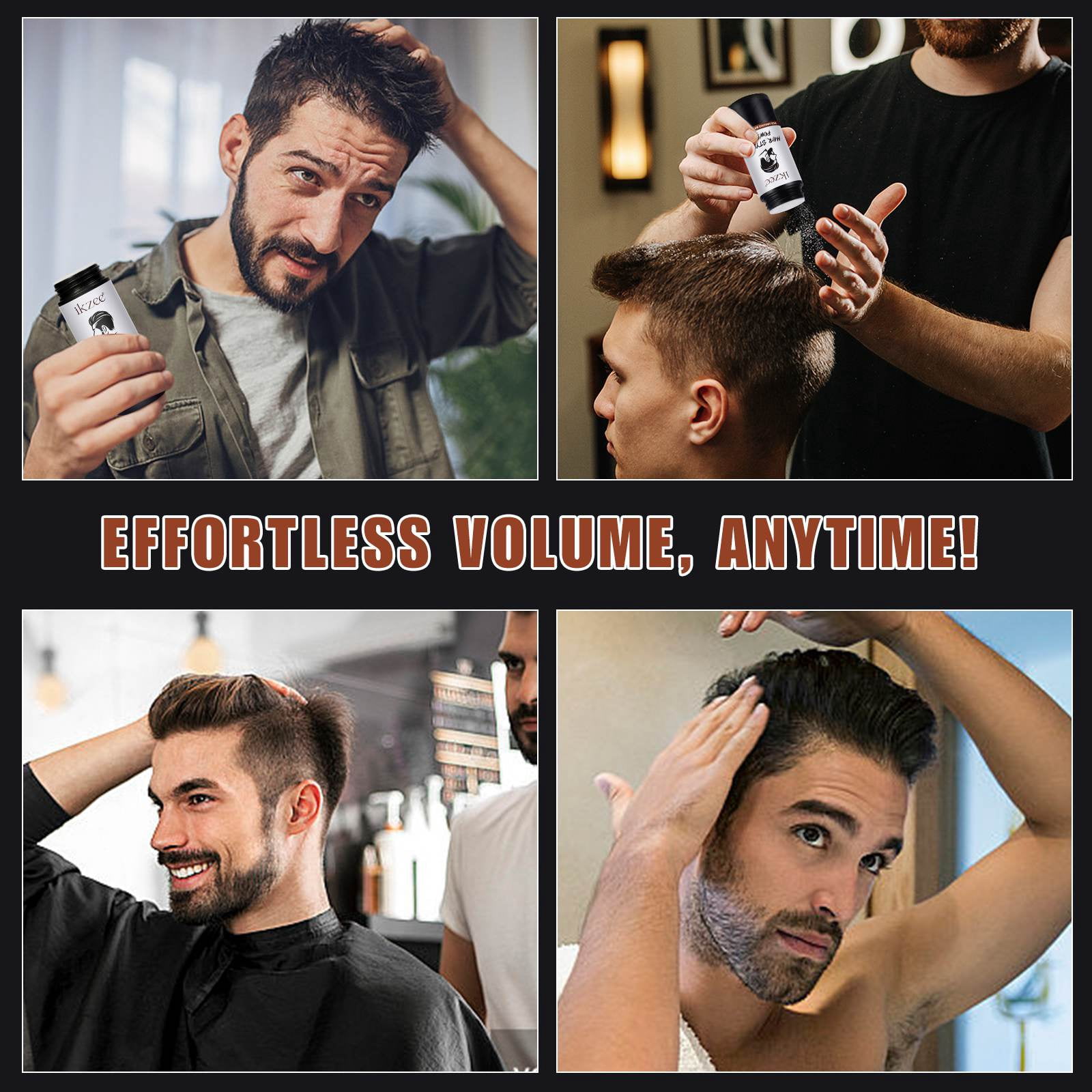 ikzee Hair Styling Powder For All Hair Types, Texturizing and