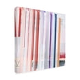 thumbnail image 2 of Bellissimo Art 'Red Pink Stripes II' Canvas Art, 2 of 3