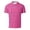 Pink, variant on Men's Performance Polo Shirts Short Sleeve Moisture Wicking Golf Polos Casual Hawaiian Print Athletic Tops