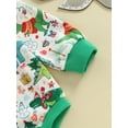 thumbnail image 6 of Wassery Baby Boys Girls Christmas Outfit Long Sleeve Christmas Print Romper Bodysuit 6 12 18 24 Months Newborn Girl Christmas Holiday-themed Clothing, 6 of 8