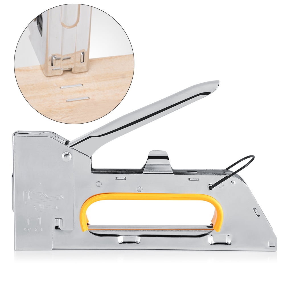 ANGGREK Wood Stapler,Stainless Steel Construction Manual Staple Furniture Stapler to Hold 1008F