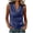 Navy, variant on Women's Satin Cowl Neck Sleeveless Blouse Elegant Drape Neck Tank Top for Work Parties and Evening Events (Navy,XXL)