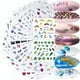 thumbnail image 3 of 68 hojas de pegatinas para uñas DIY, exquisitas y bonitas pegatinas autoadhesivas para uñas, accesorios de decoración para mujeres, 3 of 8