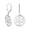 Silver-Tone, variant on Bling Jewelry Womens Small Round Circle Family Tree Dangle Earrings Sterling Silver Nature