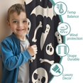 thumbnail image 3 of Blackout Kids Curtains,Spooky Halloween Icons Pattern Childrens Insulated Curtains Set Of 2,Bedroom Essentials,Toddler Room Decor 42"x84", 3 of 5