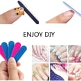 thumbnail image 3 of 100 limas de uñas profesionales, limas de uñas de cuidado profesional, grano recto, lima de uñas desechable de doble cara, mini limas de uñas de cuidado profesional para niñas, 3 of 5