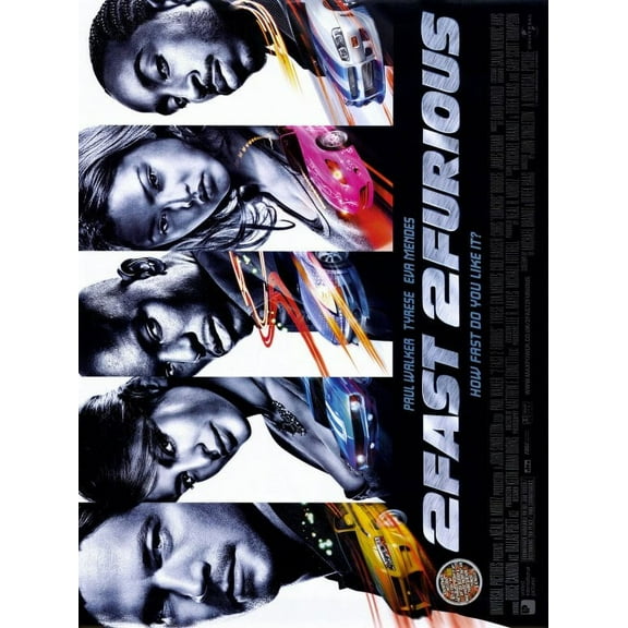 2 Fast 2 Furious Movie Poster Print (11 x 17) - Item # MOVCE3068