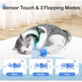 thumbnail image 2 of Oiseau Battant Réaliste Bécasseau Chantant Jouet Interactif pour Chat de Toutes Races Jouet à l'Herbe à Chat Rechargeable, 2 of 8
