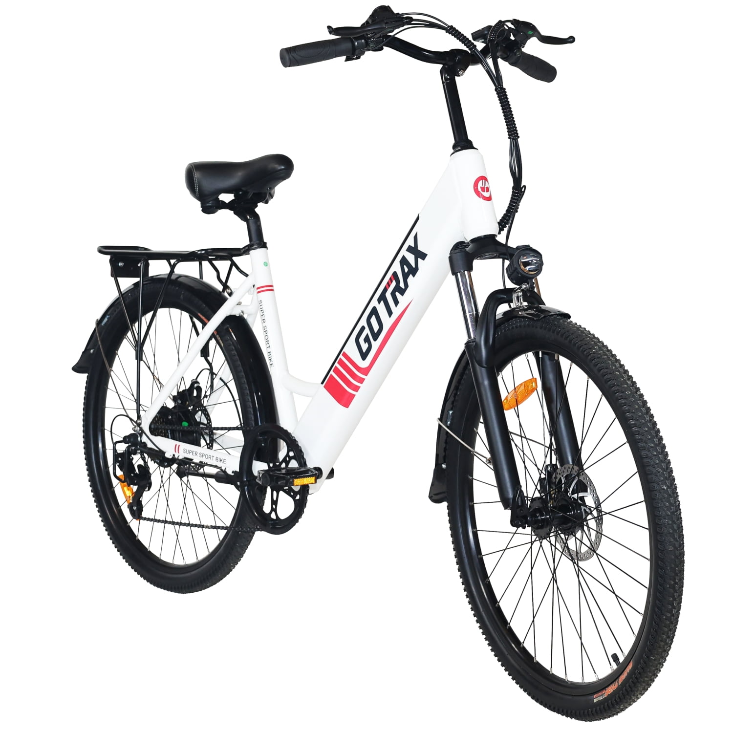 GOTRAX ENDURA 26inch Electric Bike with 36V 7.5Ah Removable Battery