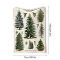 thumbnail image 3 of Christmas Polyester Blanket Sofa Cover Multicolor 39x30in | Soft Warm Cozy Throw with Gift Box Snowflake Pattern | Machine Washable Decorative Holiday Décor, 3 of 6