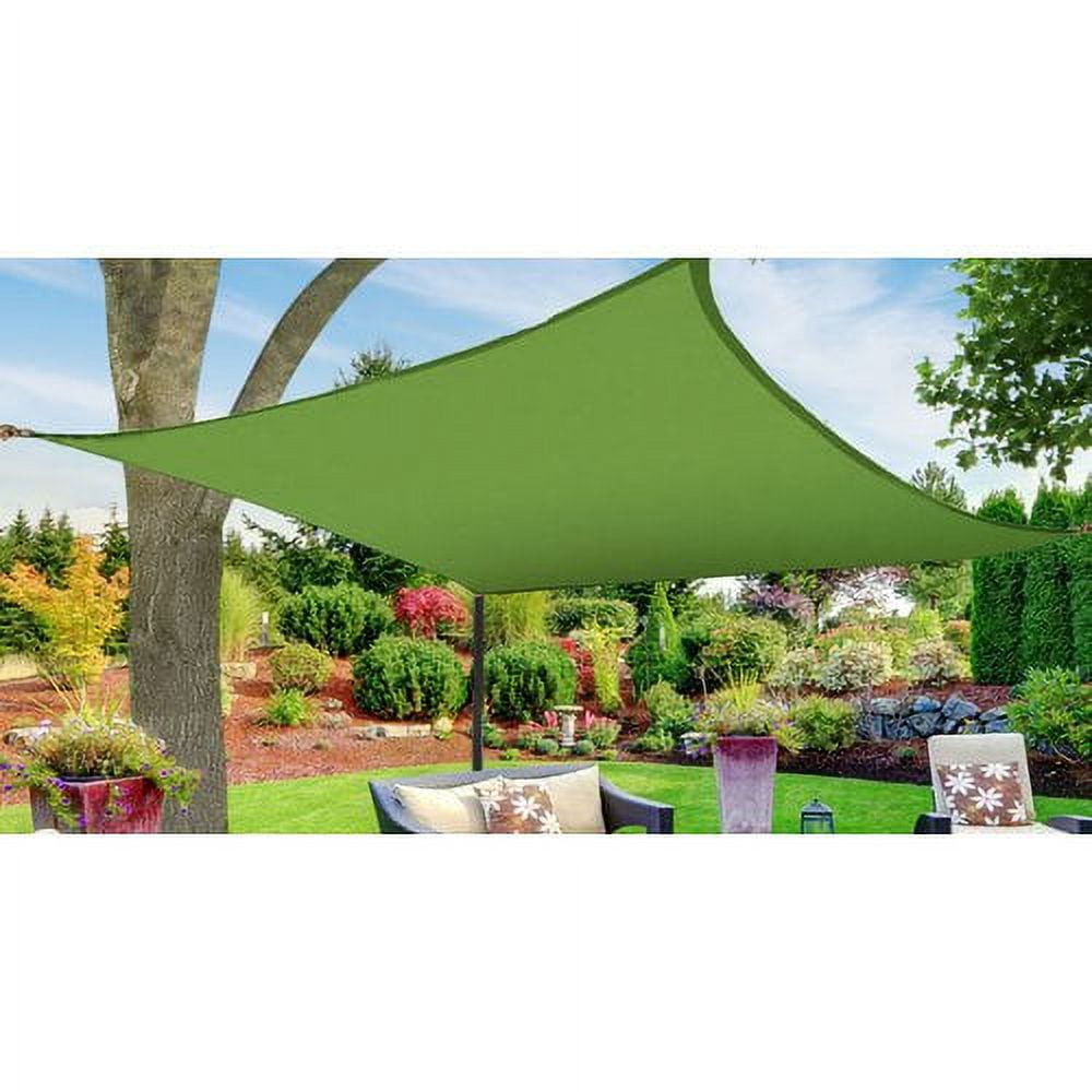 Shadesheet by Boen Sun Shade Sail Canopy, Square, Blue, 12' x 12'