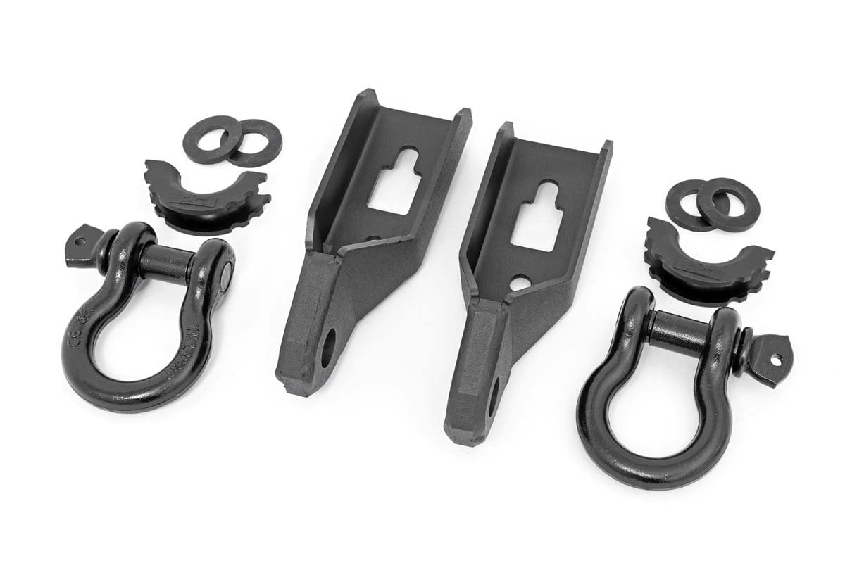 Rough Country Tow Hook Shackle Mount Kit (fits) 20092020 F150
