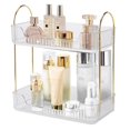 thumbnail image 1 of Organizador de maquillaje, organizadores de perfumes almacenamiento de cosm&eacute;ticos de 2 niveles,caja para maquillaje se adapta a rec&aacute;mara, ba&ntilde;o, el tocador y el tocador, 1 of 7