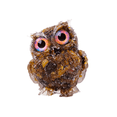 thumbnail image 3 of Luzkey Desktop Decoration Collection Small Owl Sculpture for Bookshelf Indoor Table brown, 3 of 8