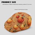 thumbnail image 4 of FUIALDOLG Vintage Newsboy Hat for Hiking Daily Commuting, Pumpkin Maple Leaf Print Polyester Windproof Beret Hat Light, 4 of 4