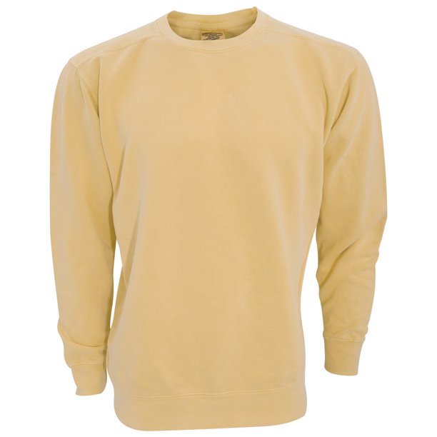 Comfort Colours - Sudadera de cuello redondo unisex para adultos (Mantequilla)