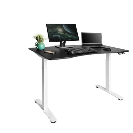 UPC 017641658170 product image for Seville Classics AIRLIFT S2 Electric Height-Adjustable Standing Desk with Ergo T | upcitemdb.com