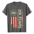 thumbnail image 3 of USA 250 Years Patriotic Shirt Men Vintage American Flag Graphic T Shirt America 250th Anniversary Casual Tee, 3 of 6