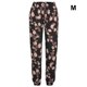 thumbnail image 3 of Qarigey Pantalones de mujer Pantalones largos sin cordones Pantalón de playa Verano con bolsillos Pantalones de pierna recta Ropa deportiva Prendas para la parte inferior del cuerpo rosaz METRO, 3 of 6