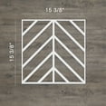 thumbnail image 2 of Ekena Millwork 15 3/8"W x 15 3/8"H x 3/8"T Medium Genoa Decorative Fretwork Wall Panels in Architectural Grade PVC, 2 of 9