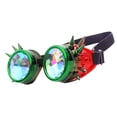 thumbnail image 3 of Gafas Steampunk,Caleidoscopio Gafas Goggles prueba de viento,Caleidoscopio Gafas Hombre Mujer Crystal Rainbow,Foto Prop Cosplay Steampunk Goggles Disfraz,Concierto Vacaciones Rojo jinwen Gafas Steampunk, 3 of 8