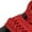 Red, variant on Women's Sneakers Lace up Chunky High Heel Non Slip Fashion Casual Running Walking Shoes