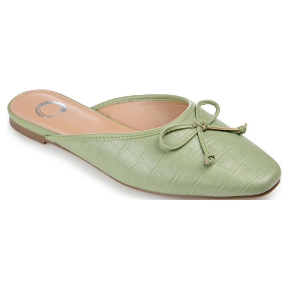 Journee Collection Womens Tammala Slip On Square Toe Mules Flats