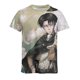 thumbnail image 3 of Camiseta retro de Wings of Liberty Attack on Titan para hombre y mujer, camisetas de manga corta de algodón con cuello redondo de verano, ropa, camisetas, 3 of 5