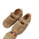 thumbnail image 5 of Zapatos de felpa de una sola capa, lindos y dulces zapatos de felpa blancos, zapatos de mujer, ropa exterior, zapatos cálidos acolchados de algodón para otoño, zapatos planos, 5 of 5