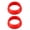 Red, variant on Sportteer Bicycle Seat Post Rings Silicon Ring Cover 2Pcs Seat Post Covers Water-Resistant High Elasticity Easy Installation Silicone Bike Seat Protectors