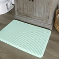 Mainstays Performance Quick Dry Memory Foam Bath Mat, Classic Mint, 17