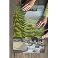 thumbnail image 3 of Great Smoky Mountains National Park, Tennessee, Leconte Creek and Bear Family Press (19x27 inches, Premium 500 Piece Jigsaw Puzzle for Adults and Family, Made in USA), 3 of 4