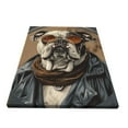 thumbnail image 2 of 12x16 inch Oil Paintings On Canvas Sunglasses Jacket Dog,Kennel,Man Cave,Cafes,Bar Wall Decor Posters & Prints,Enchanting Sunglasses Jacket Dog Painting Canvas Poster,For Dog Enthusiast Gifts, 2 of 6