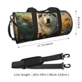thumbnail image 2 of Easygdp Forest Maple Leaf Husky Bolsa de Viaje, Bolsa de Mano, Bolsa de Gimnasio, Bolsa de Equipaje para Viaje, 2 of 6