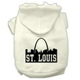 thumbnail image 4 of Mirage Pet St Louis Skyline Screen Print Pet Hoodies Red Size XXXL, 4 of 10