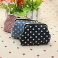 thumbnail image 3 of Linen dots zero purse cloth coin bag children wallet creative Taobao small gift wholesale, 3 of 5