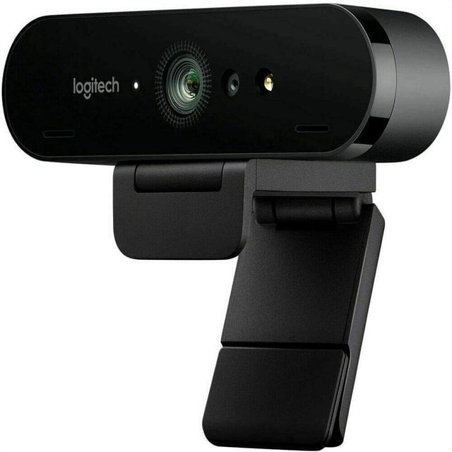 Cámara web Logitech BRIO Ultra HD 4K 90 fps con micrófono - Negra