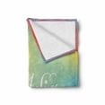 thumbnail image 2 of Pride Soft Flannel Fleece Throw Blanket, Romantic Hand Written Words on an Abstract Backdrop with LGBT Community Elements, Cozy Plush for Indoor and Outdoor Use, 50" x 70", Multicolor, by Ambesonne, 2 of 6